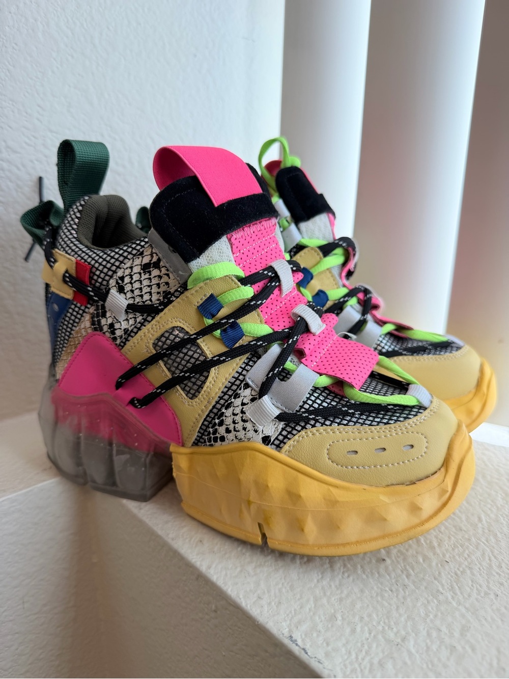 PRE LOVED Anthony Wang Toxic Temptress Platform Sneakers MUL/6 - SH036